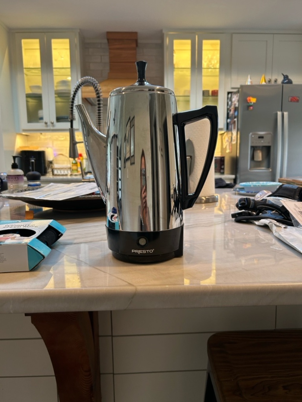 Presto Electric 12 cup Percolator model 0281105. Electric cord NOT included.